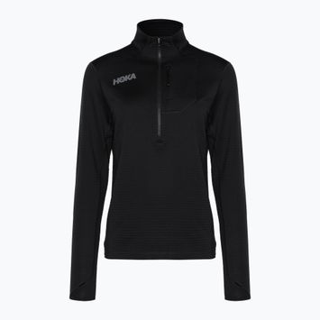 Lauf Sweatshirt Hoodie Damen HOKA 1/2 Zip black