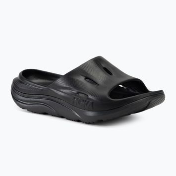 HOKA Ora Recovery Slide 3 schwarz/schwarz Kinder-Flip-Flops