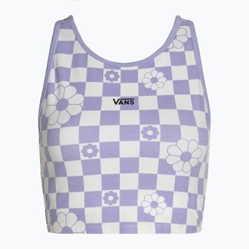 Top Damen Vans Longline Racerback Bralette Floral checkerboard/sweet lavender