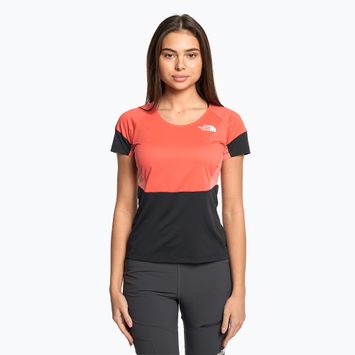 The North Face Bolt Tech leuchtend orange/schwarzes Damen-Trekking-Shirt