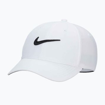 Nike Dri-FIT Club Baseballkappe weiß/schwarz