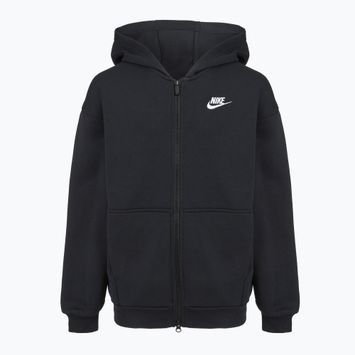 Nike Sportswear Club Fleece Kinder Sweatshirt FD2931-010 schwarz/weiß