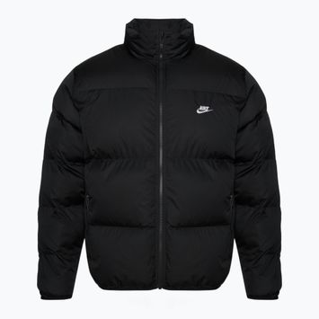 Herren Nike Sportswer Club Puffer isolierte Jacke schwarz/weiss