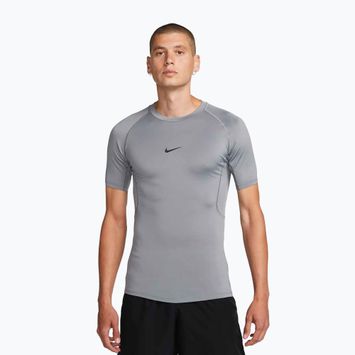 Herren Trainingsshirt Nike Pro Dri-Fit Tight Fitness smoke grey/black