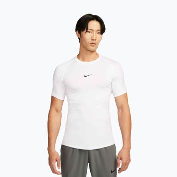 Herren Trainingsshirt Nike Pro Dri-Fit Tight Fitness white/black