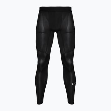 Herren Nike Pro Dri-FIT Tight Fitness-Trainingsleggings schwarz/weiß