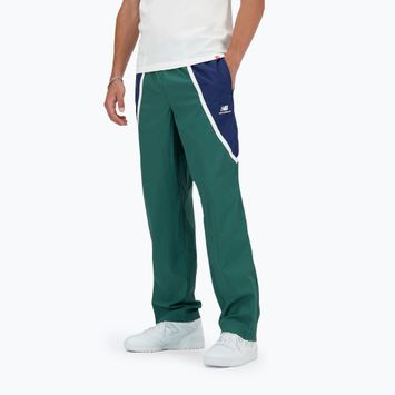 New Balance Herren Hose Hoops Woven Team Waldgrün