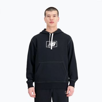 Herren New Balance Essentials Hoodie schwarz