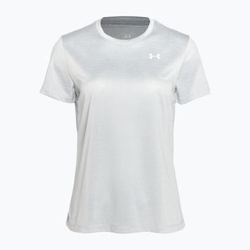 Under Armour Tech C-Twist Halo grau/weiß Damen Training T-Shirt