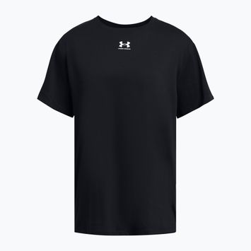 Under Armour Campus Oversize schwarz/weißes Damen-T-Shirt