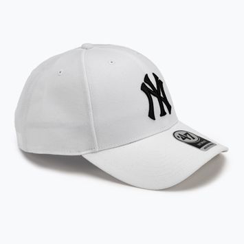 47 Brand MLB New York Yankees MVP SNAPBACK weiße Baseballmütze