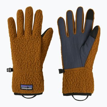 Trekking Handschuhe Damen Patagonia Retro Pile Fleece shelter brown