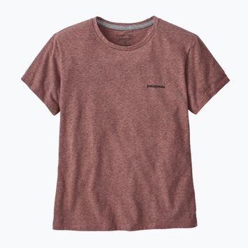 Damen Patagonia P-6 Logo Responsibili-Tee dulse mauve T-shirt