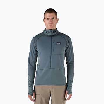 Herren Patagonia R1 Hybrid Pullover Softshell Jacke Utility blau