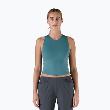 Damen Patagonia Reversible Tank Feuchtgebiet blau Trekking-T-Shirt