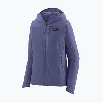 Damen Softshelljacke Patagonia R1 CrossStrata Hoody Sonnenwende lila