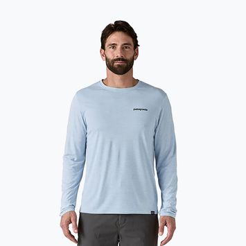 Herren Patagonia Cap Cool Daily Graphic Shirt-Waters fitz roy trout/fleck blue longsleeve