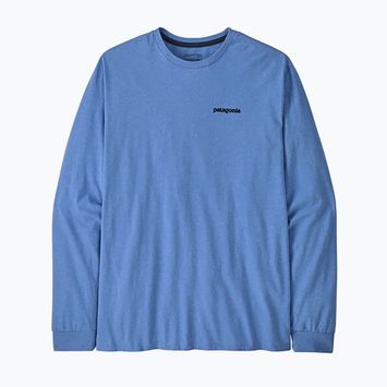 Herren Patagonia P-6 Logo Responsibili Longsleeve reichlich blau