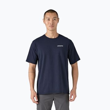 Herren Patagonia P-6 Logo Responsibili-Tee neues navy T-shirt