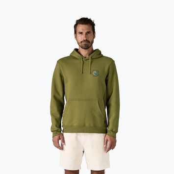 Herren Patagonia Unity Fitz Uprisal Hoody grasgrün