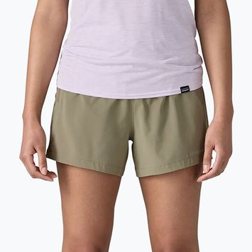 Patagonia Damen Shorts Terrebonne Fluss Felsen grün