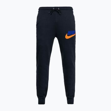 Hose Herren Nike Club Fleece Joggers black/black/safety orange