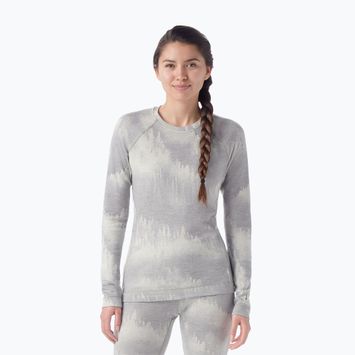 Thermo-Longsleeve Damen Smartwool Merino 250 Baselayer Crew Boxed light gray foggy pines