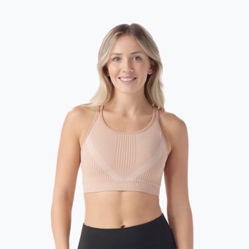 ThermoaktiverSport-BH Smartwool Intraknit Strappy pink sugar heather