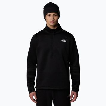 Herren-Trekking-Sweatshirt The North Face Vertical Thermal 1/4 Zip schwarz