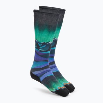 Skisocken Damen Smartwool Ski Targeted Cushion Compression Print OTC black
