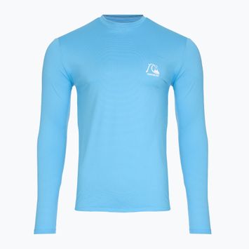 Herren Quiksilver Heritage Heather azurblau schwimmen Longsleeve