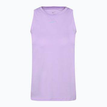 Damen-Trainings-Tanktop Nike One Classic Dri-Fit fliederfarben/schwarz