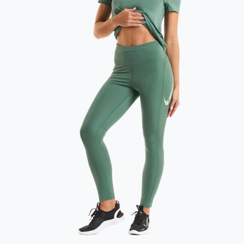 Damen Laufleggings Nike Fast Mid Rise 7/8 bicoastal/vapor green