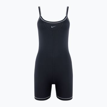 Nike One Dri-FIT Short Damen schwarz/hell orewood braun/kalt grau Jumpsuit