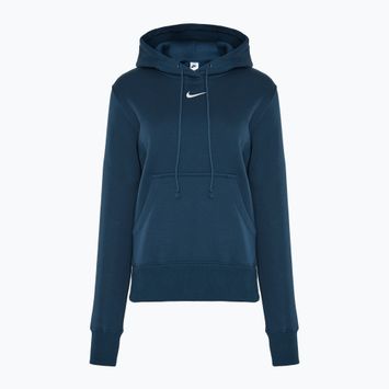 Hoodie Sweatshirt Damen Nike Sportswear Phoenix Fleece armory navy / sail