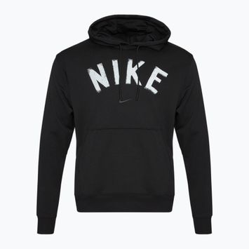 Training Sport Hoodie Herren Nike Swoosh Dri-Fit Fitness Hoodie black/black/white