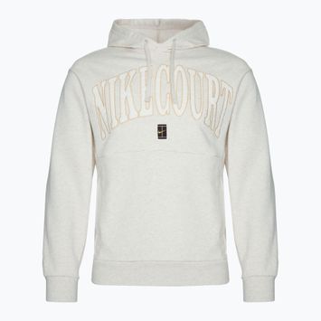 Tennis Hoodie Herren Nike Court Dri-Fit Heritage Hoodie light orewood brown / pale ivory