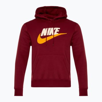 Hoodie Herren Nike Club Fleece Hoodie team red/team red