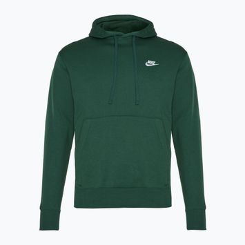 Hoodie Sweatshirt Herren Nike Sportswear Club Fleece Hoodie fir / fir / white