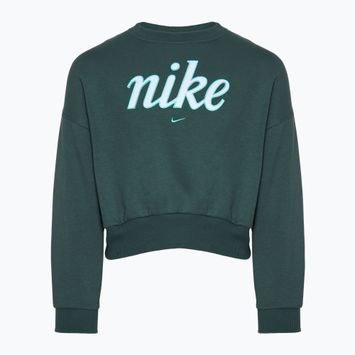 Hoodie Sweatshirt Kinder Nike Sportswear Club Fleece vintage green / green frost