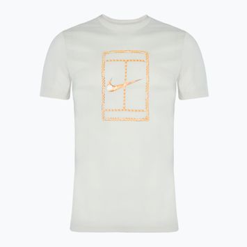 Herren Nike Court Dri-FIT Tennisshirt hell orewood braun