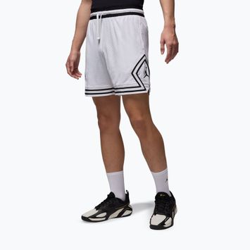 Herren-Basketballshorts Jordan Mesh Diamond 4" white/black/black