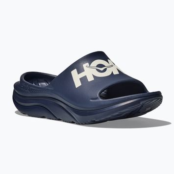 Schlappen Badeschuhe HOKA Ora Athletic Slide varsity navy/white