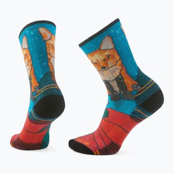 Socken Damen Smartwool Hike Targeted Cushion Geo Fox Print Crew capri