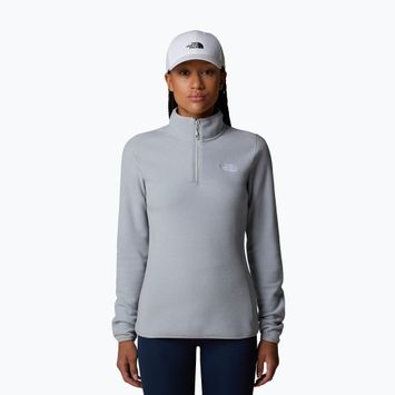 Hoodie Sweatshirt Damen The North Face 100 Glacier 1/4 Zip tnf light grey