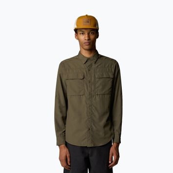 Hemd Herren The North Face Sequoia new taupe green