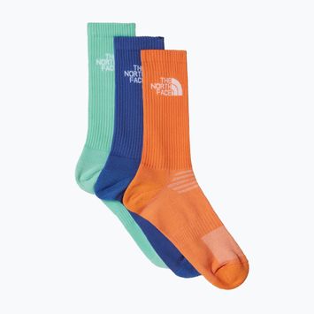 The North Face Multi Sport Cush Crew Socken 3 Paar Papaya/heller Schaum/Indigo Pflaume