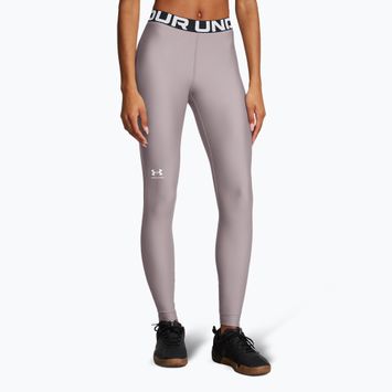 Under Armour HeatGear tetra grau/weiß Damen Trainingsleggings