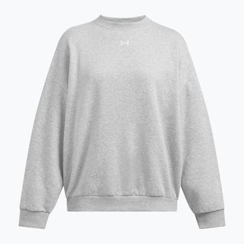 Under Armour Frauen Rival Fleece OS Crew mod grau helles Heidekraut/weiß Sweatshirt