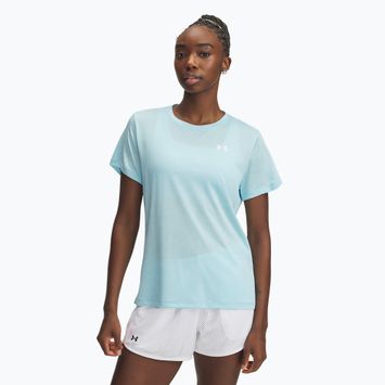 Trainingsshirt Damen Under Armour Tech C-Twist stream/white